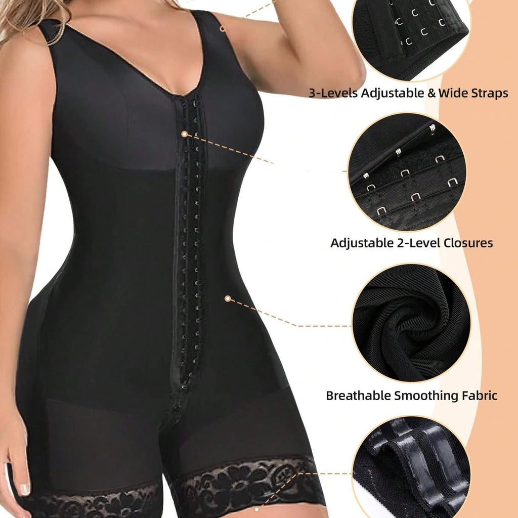 Transform Your Silhouette with Fajas Colombianas Women's Full Body Shapewear - Ultimate Comfort and Control for a Flawless Fit