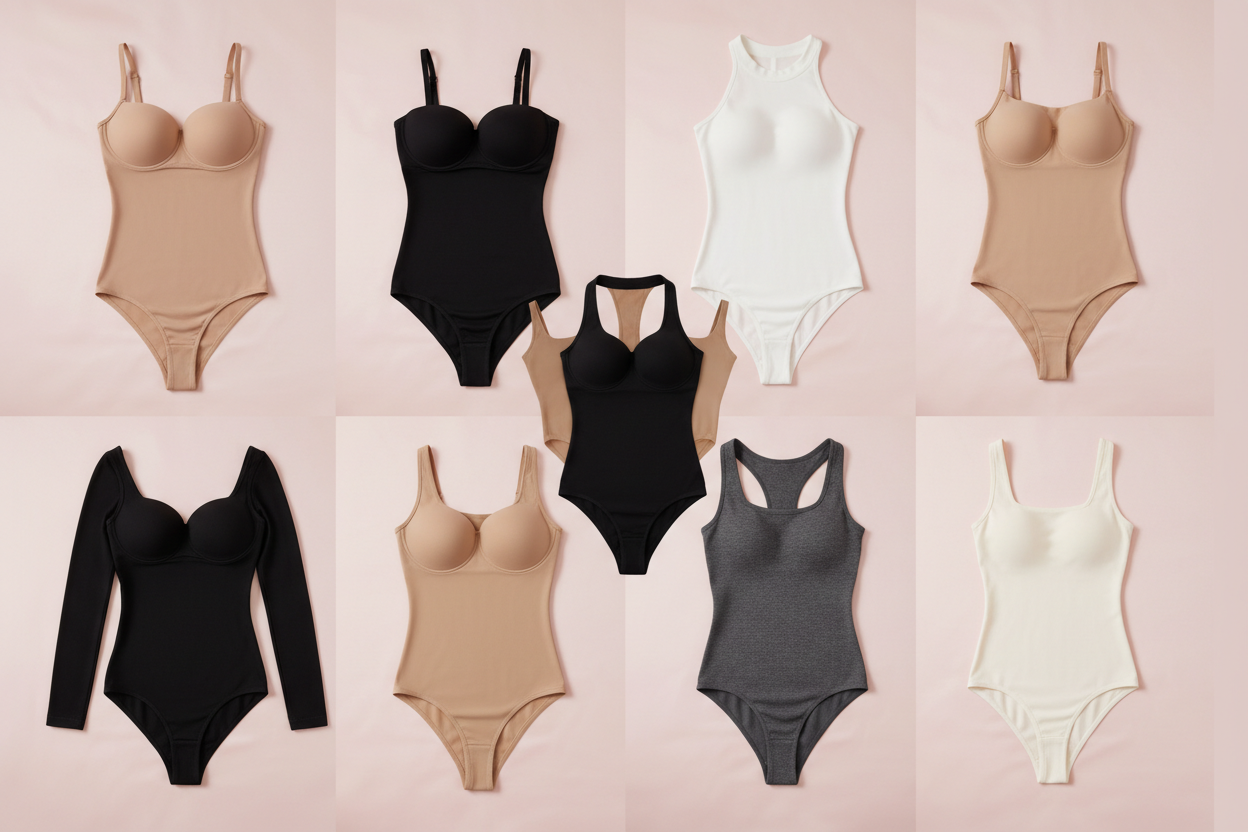 Give me a wide variety of women's shapewear body suits